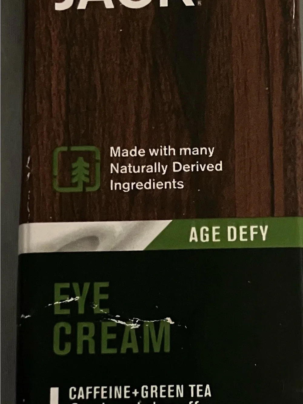 Age Defy Eye Cream - Green/Black